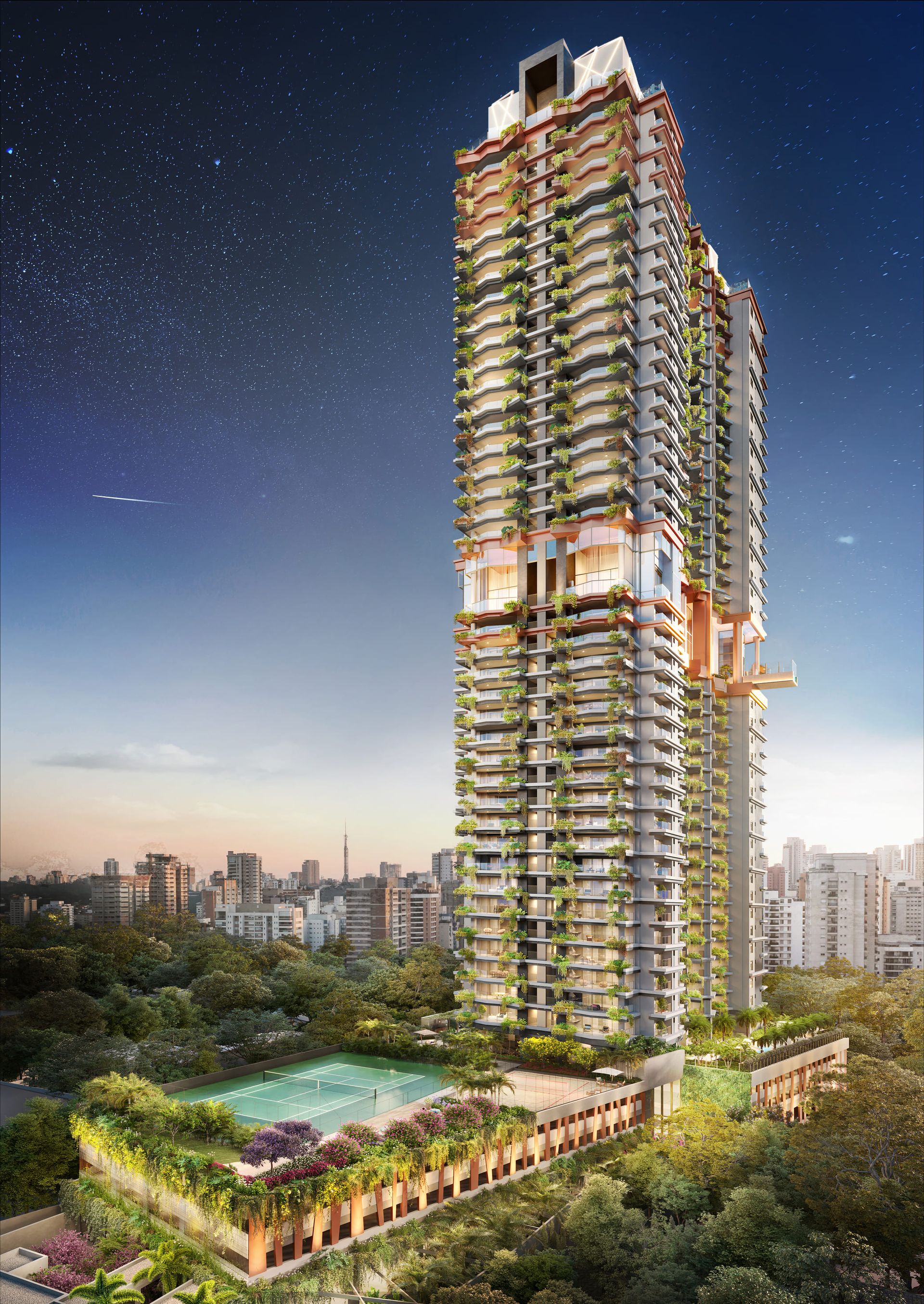 Torre residencial de luxo Cyrela by YOO em São Paulo, parte da trajetória de Jean Pierre Parra e da Light Human Brands